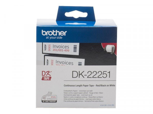 Endlosetiketten Brother QL800/810/820 DK-22251