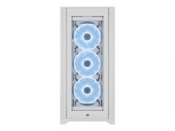 Gehäuse CORSAIR iCUE 5000X RGB (Tempered Glass) QL True White