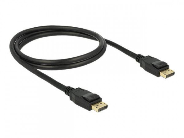 Displayport Kabel Delock DP -> DP St/St 1.00m schwarz 4K