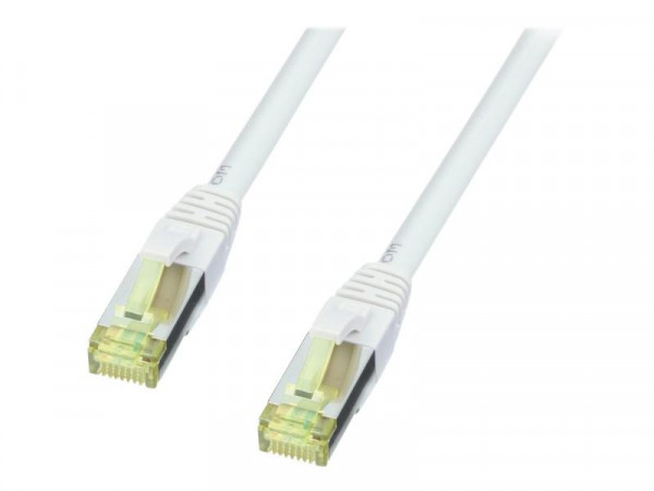 Lindy Patchkabel Cat6A S/FTP LSOH Cat7 Rohkabel grau 15m