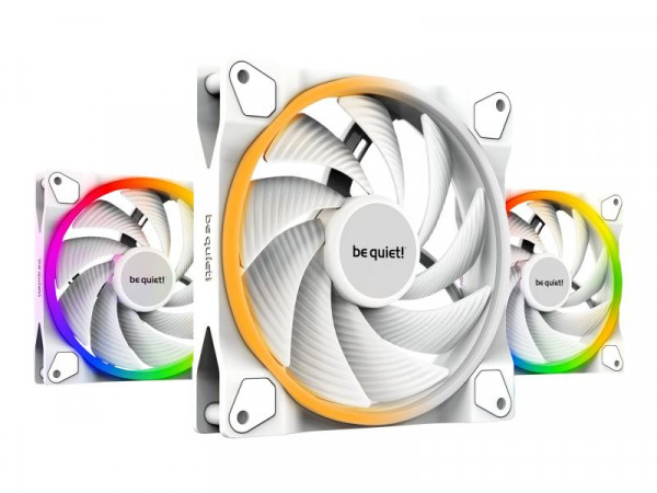 Lüfter be quiet! 140*140*25 Light Wings White PWM speed 3x