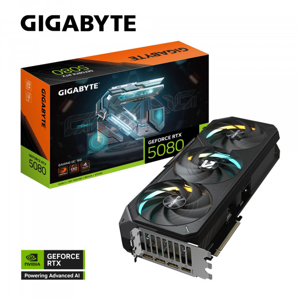Gigabyte RTX5080 Gaming OC 16GB GDDR7 HDMI 3xDP