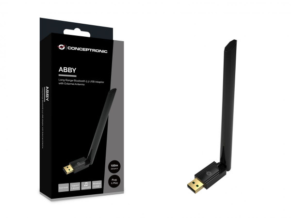 CONCEPTRONIC Bluetooth Adapter 5.3 NanoUSB 100m schwarz